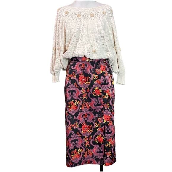 Vintage International Apparel Grannycore Cottage Core Knit Oversized Sweater - Picture 1 of 11